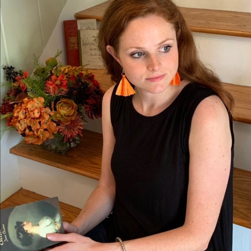 Tassel Drop Earrings in Autumn Multi Color